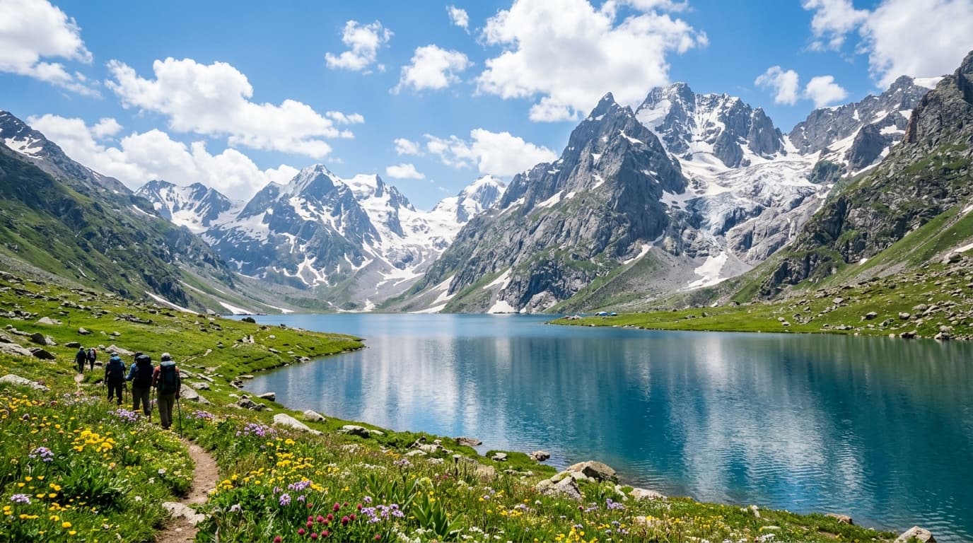 Kashmir Paradise Circuit: Srinagar Houseboats, Gulmarg Gondola & Pahalgam Valleys