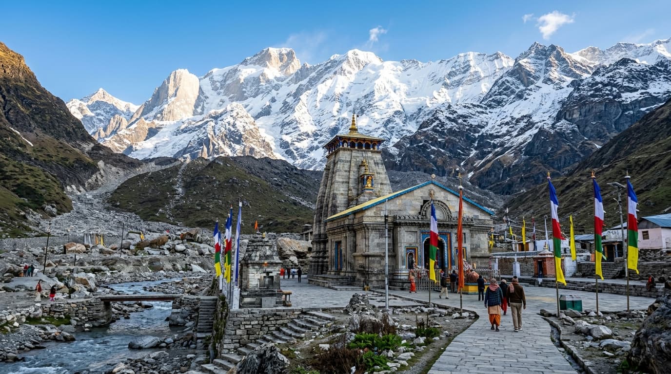 Char Dham Yatra from Delhi: Yamunotri, Gangotri, Kedarnath & Badrinath
